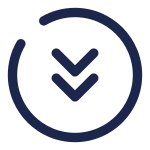 Round Double Alt Arrow Down SVG Icon